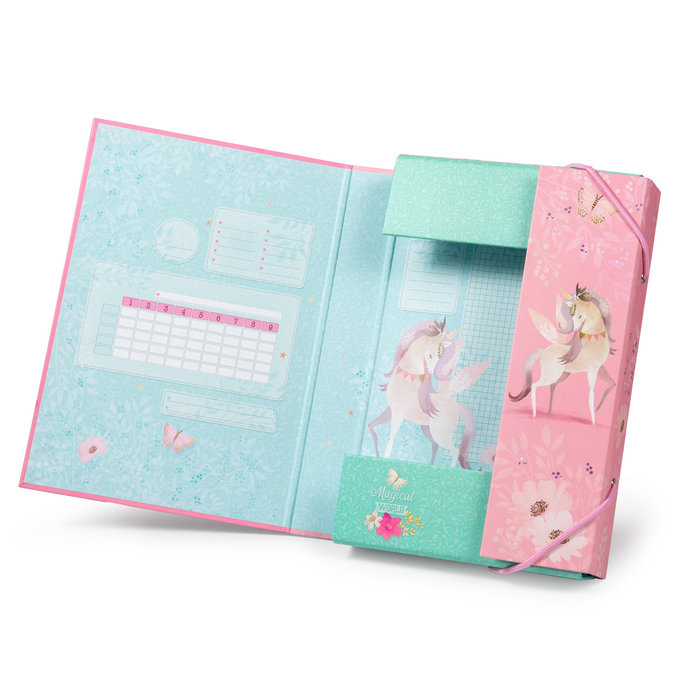1231-0386 School folder A4 Magical WORLD