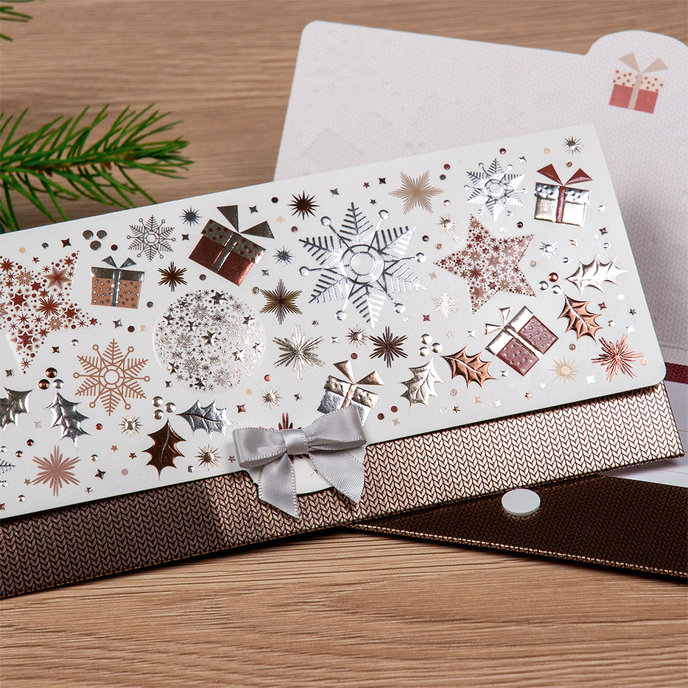 81-6026 Obálka s kartičkou, vianočná