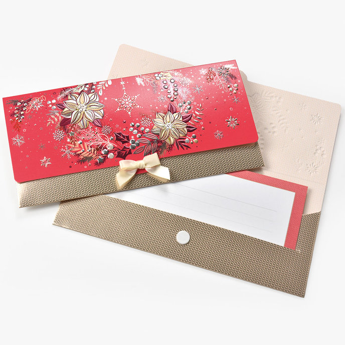 81-6058 Obálka s kartičkou, vianočná