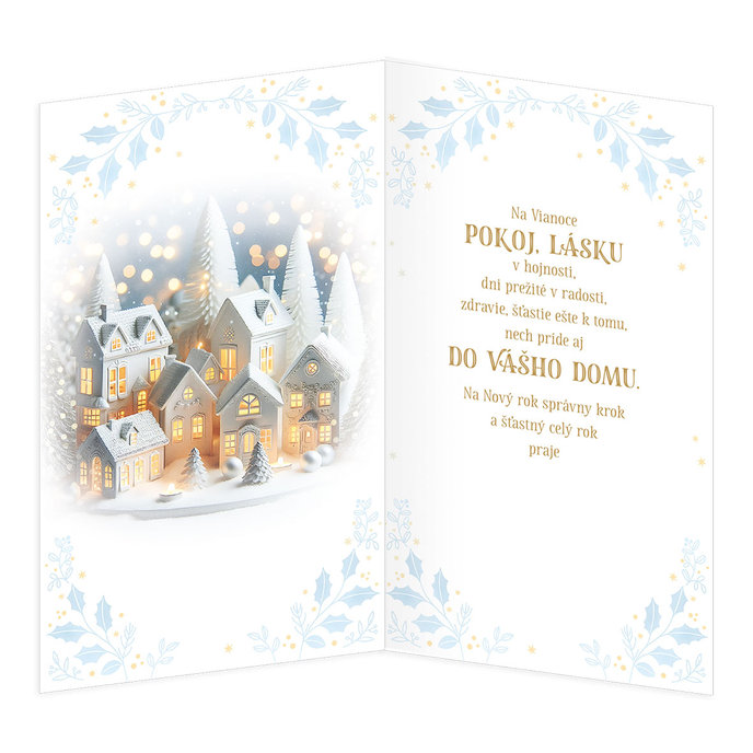 11-6557 Christmas greeting card SK