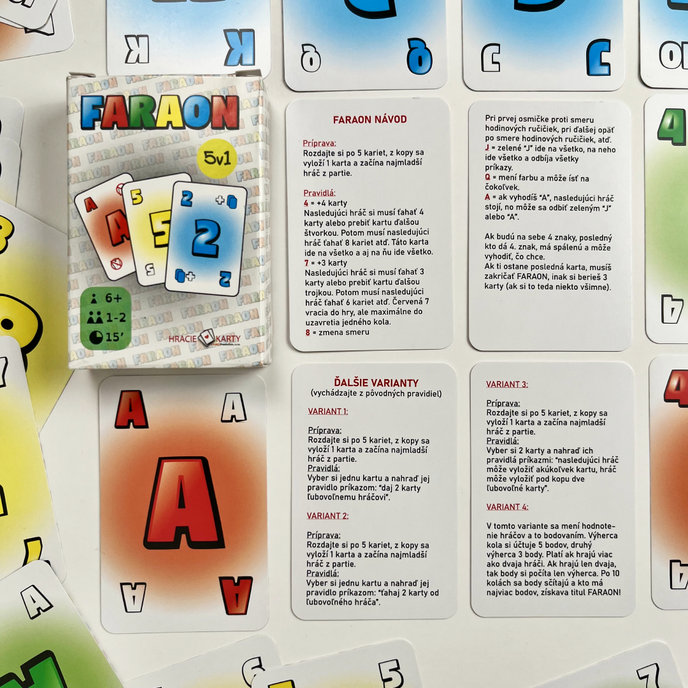 2201-0063 Hracie karty Faraon