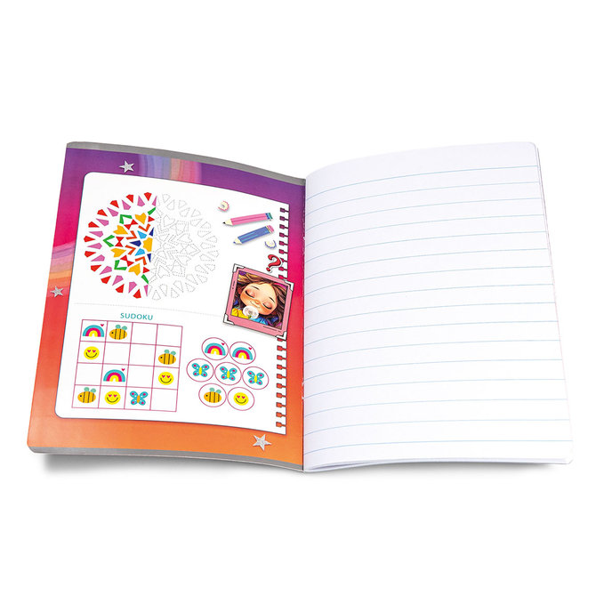 1593-0426 Zošit A5, 20 listov, TYP 523 Rainbow Ella