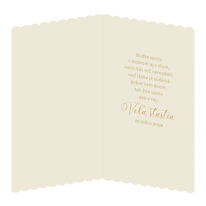 13-434A  Wedding greeting card SK