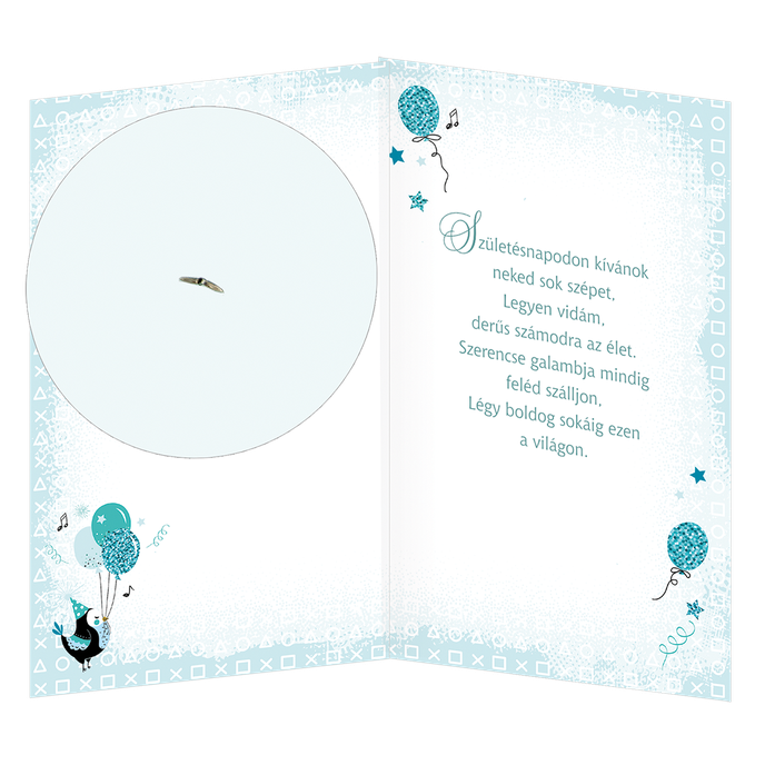 17-6042 Blahoprajná karta detská  HU