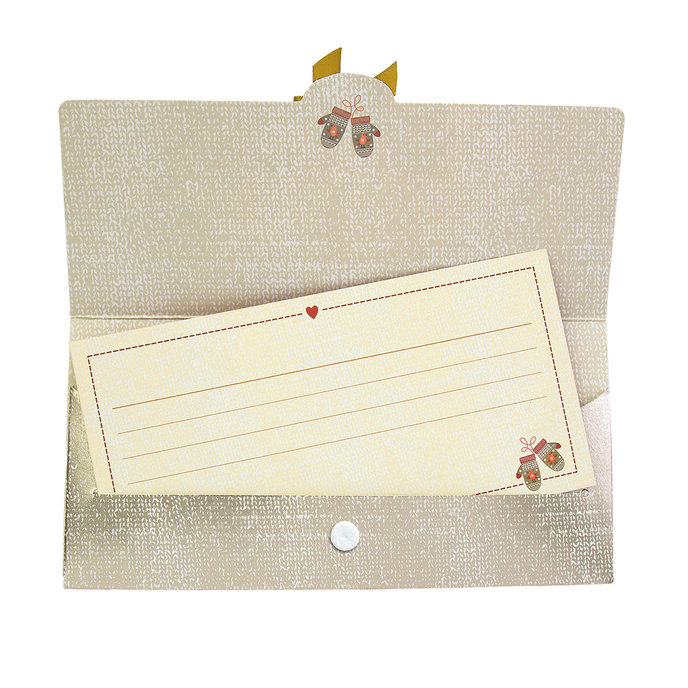 81-6011 Obálka s kartičkou, vianočná