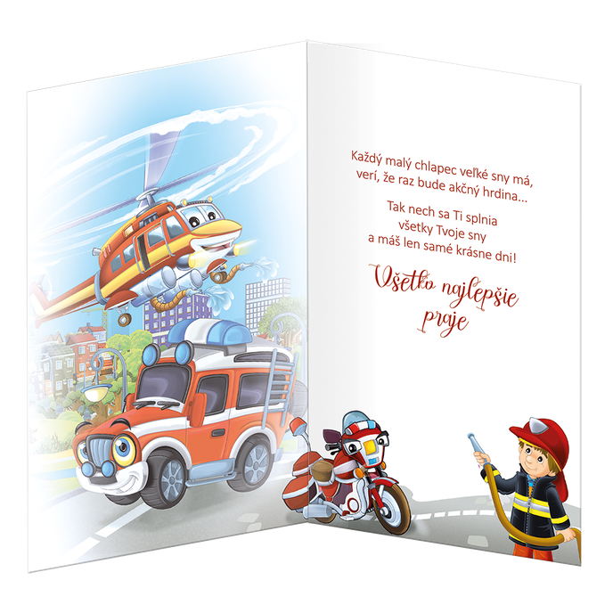 17-6048 Blahoprajná karta detská  SK/Narodeniny