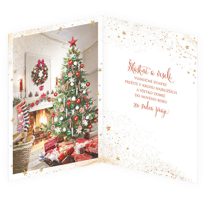 71-9018 Christmas greeting card 3D SK