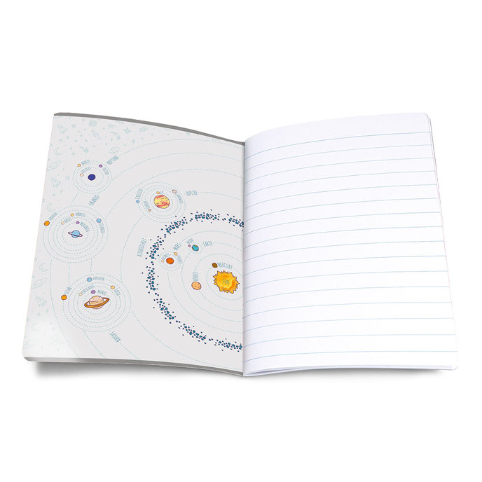 1593-0428 Zošit A5, 20 listov, TYP 523 Cosmic adventure