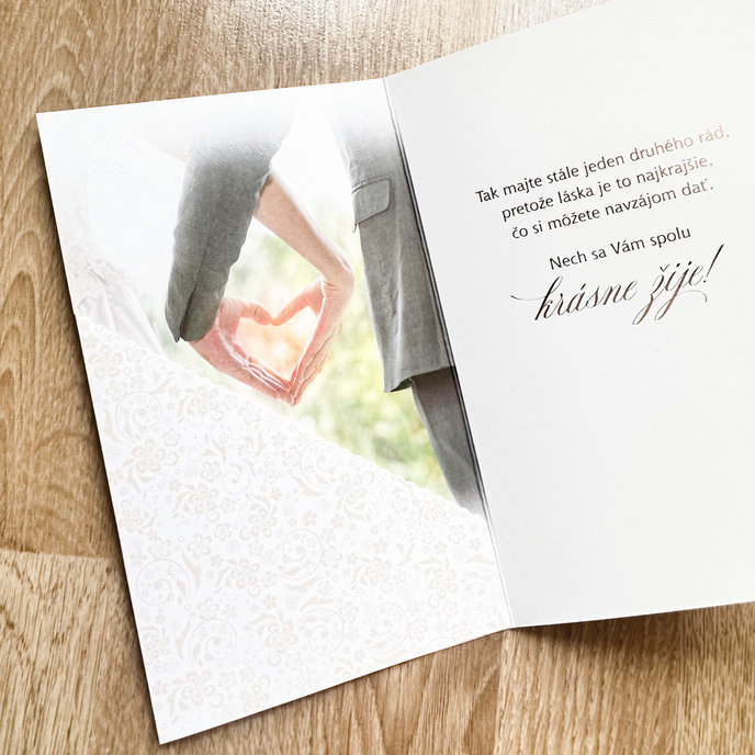 13-6170 Wedding greeting card with money flap SK