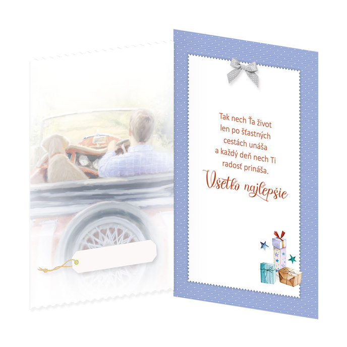 15-6440 Blahoprajná karta gratulačná otočník SK