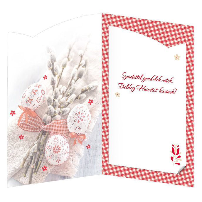 12-6032 Easter greeting card HU