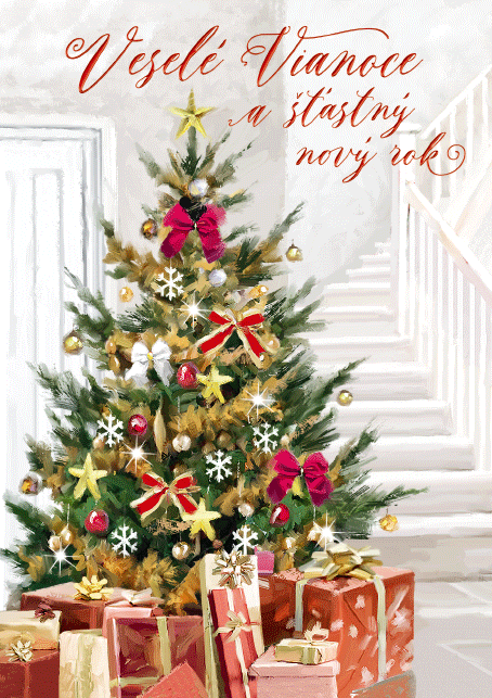 0611-0319s Pohľadnica vianočná 3D SK