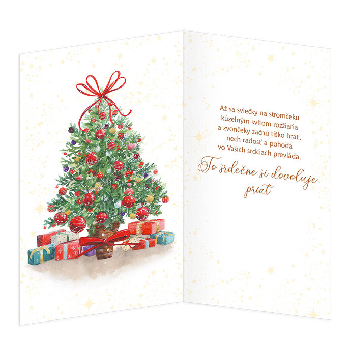 11-6512 Christmas greeting card SK