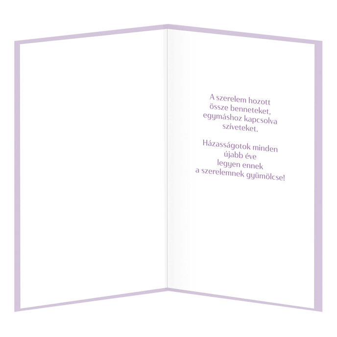 13-435B Blahoprajná karta svadobná HU