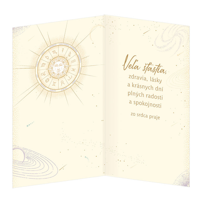 15-6493 Blahoprajná karta gratulačná zverokruh SK RYBY