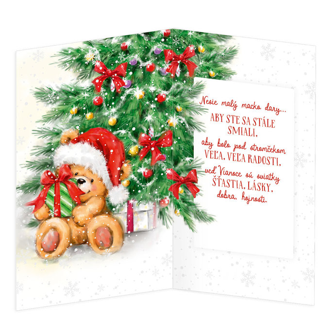 11-6513 Blahoprajná karta vianočná SK
