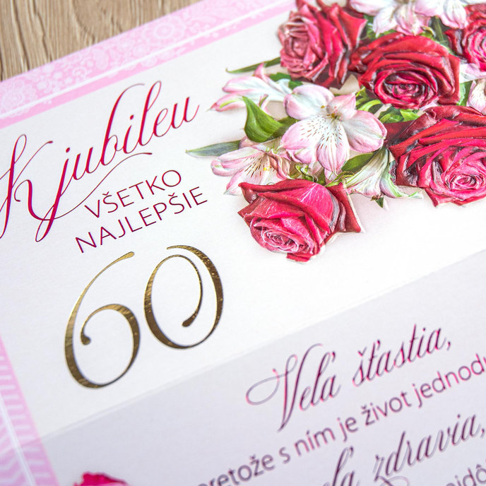 15-7080 Blahoprajná karta gratulačná  SK/60