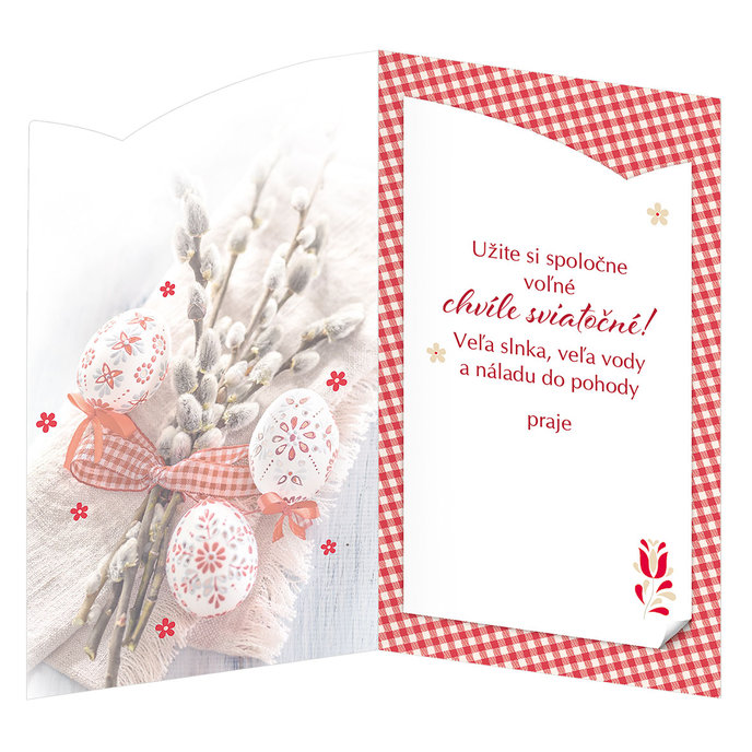 12-6032 Easter greeting card SK