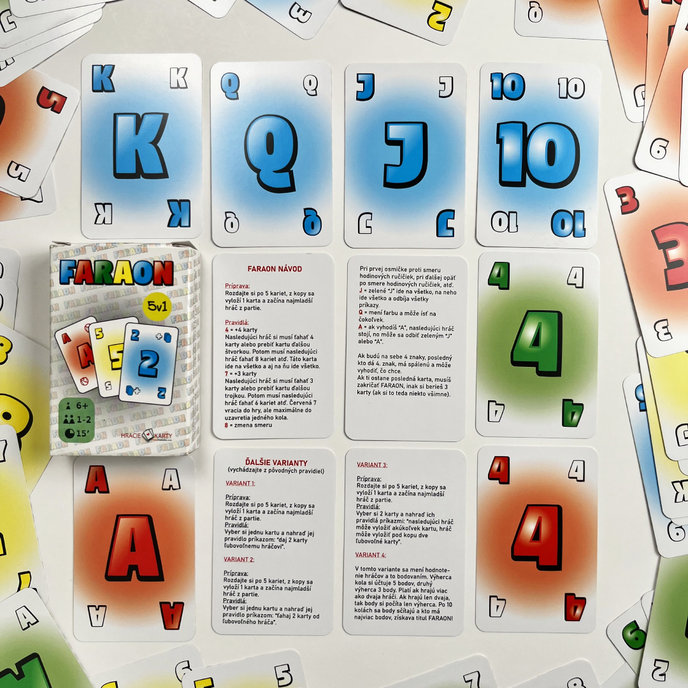 2201-0063 Hracie karty Faraon