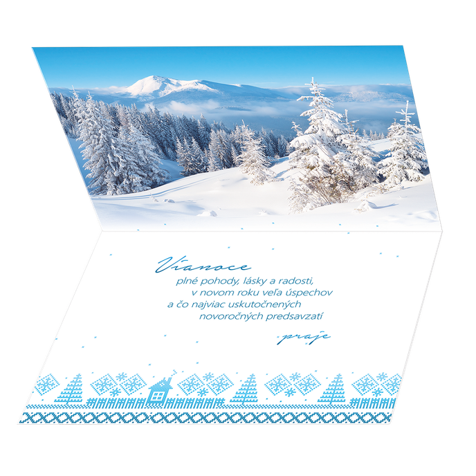 71-9006 Blahoprajná karta vianočná 3D SK