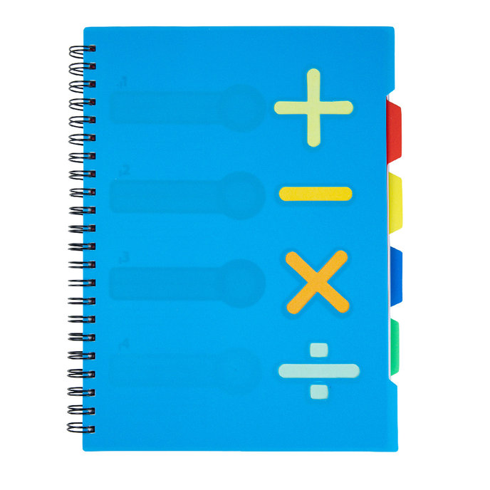 1552-0015 Špirálový zošit A4 s rozraďovačom