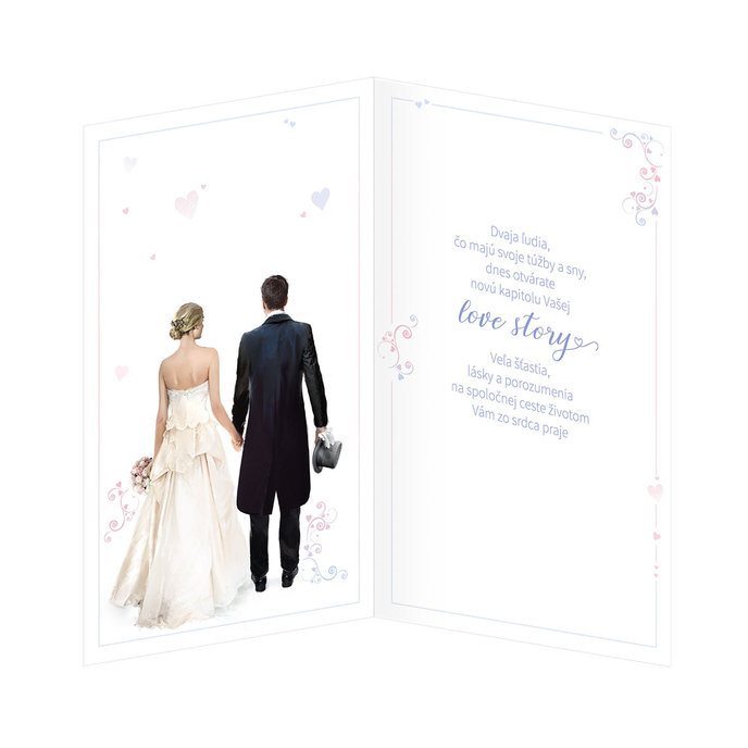 13-6122 Blahoprajná karta svadobná  SK