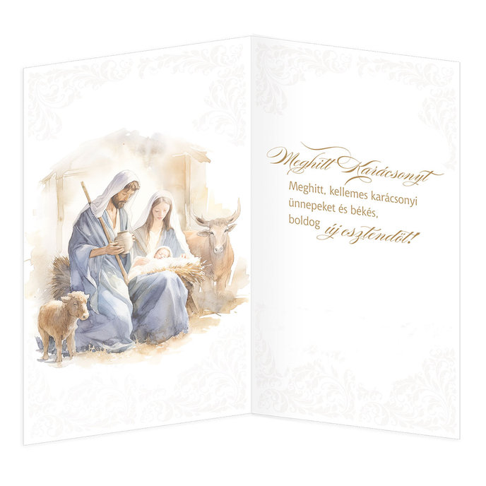 11-6528 Christmas greeting card HU