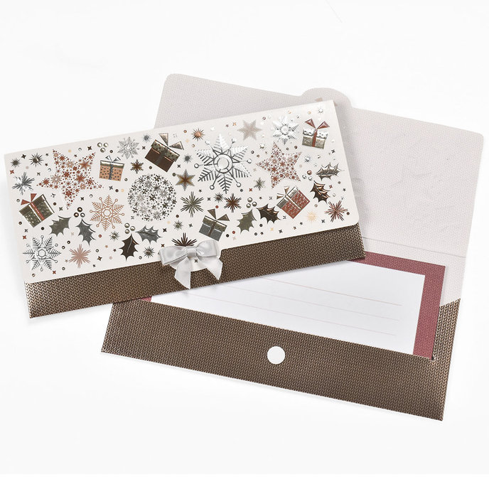 81-6026 Obálka s kartičkou, vianočná