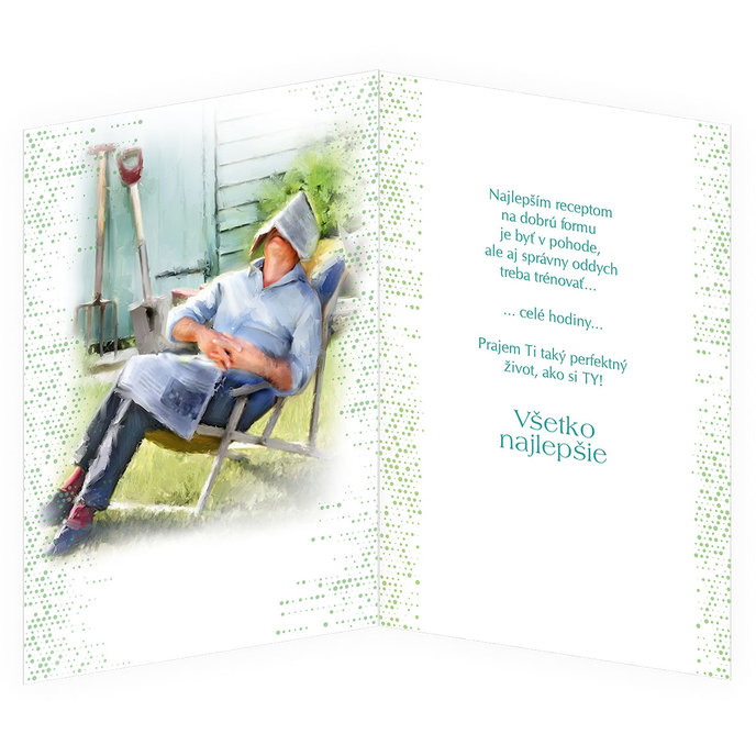 75-8022 Blahoprajná karta gratulačná hudobná SK