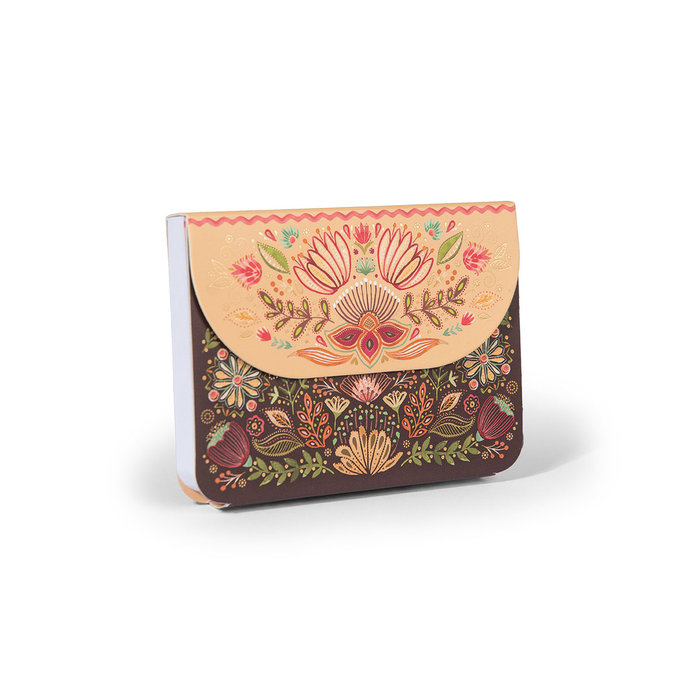 1150-0009 Notepad with magnetic close, mix 24 pcs