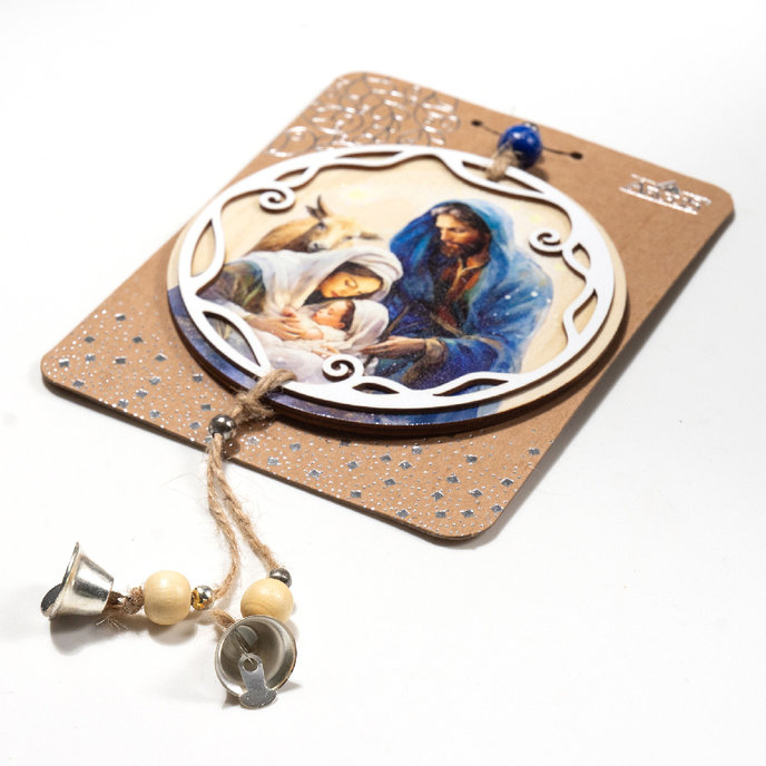 2357-1009 Christmas wooden decoration