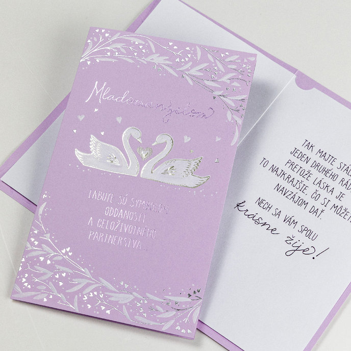 13-435B Blahoprajná karta svadobná SK