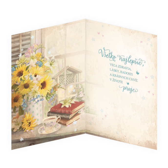 75-9021 Blahoprajná karta gratulačná 3D SK