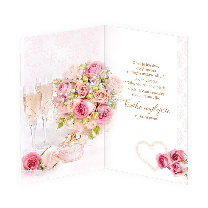 13-6152 Wedding greeting card SK