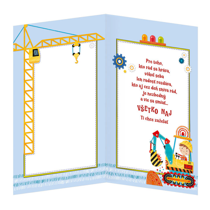 17-6061 Greeting card for children SK