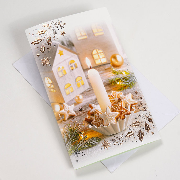 11-6558 Blahoprajná karta vianočná BT