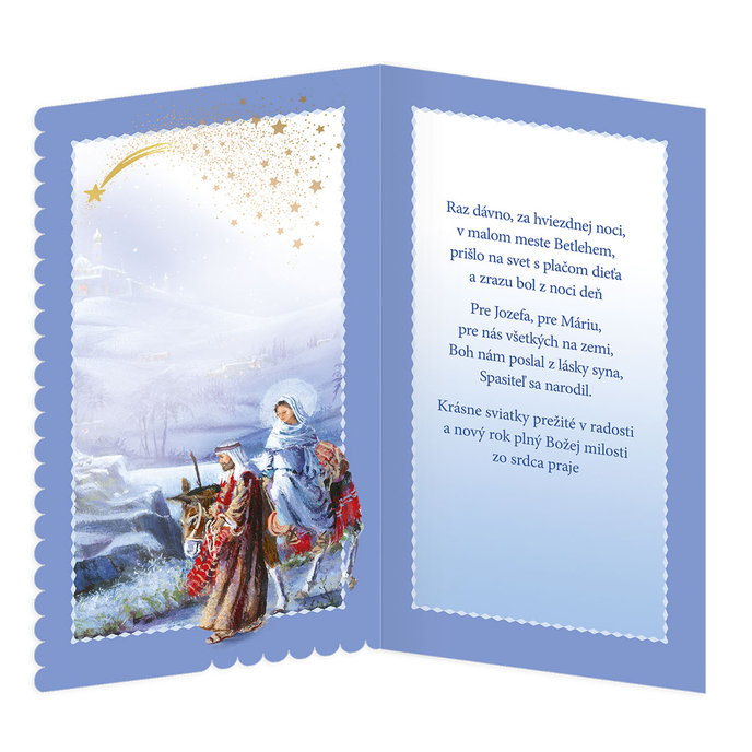 11-6510 Blahoprajná karta vianočná DO SK