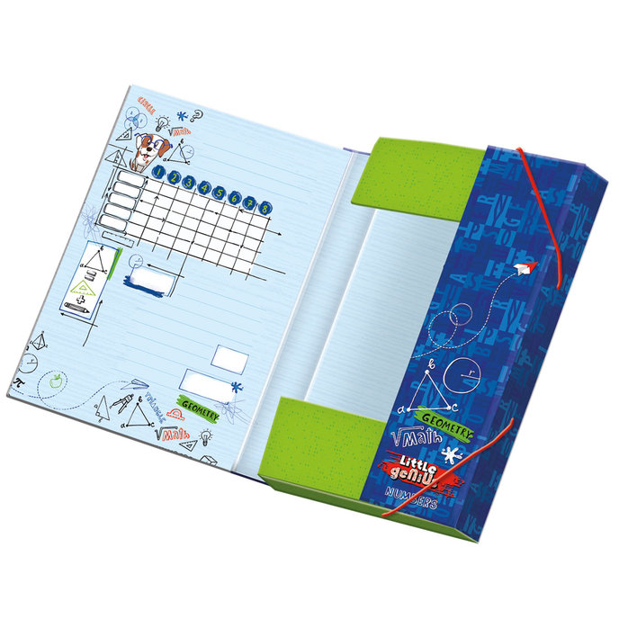 1231-0366 School folder A4 Little Genius