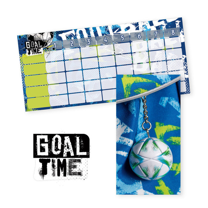 1804-0413 Anatomický školský batoh GOAL TIME