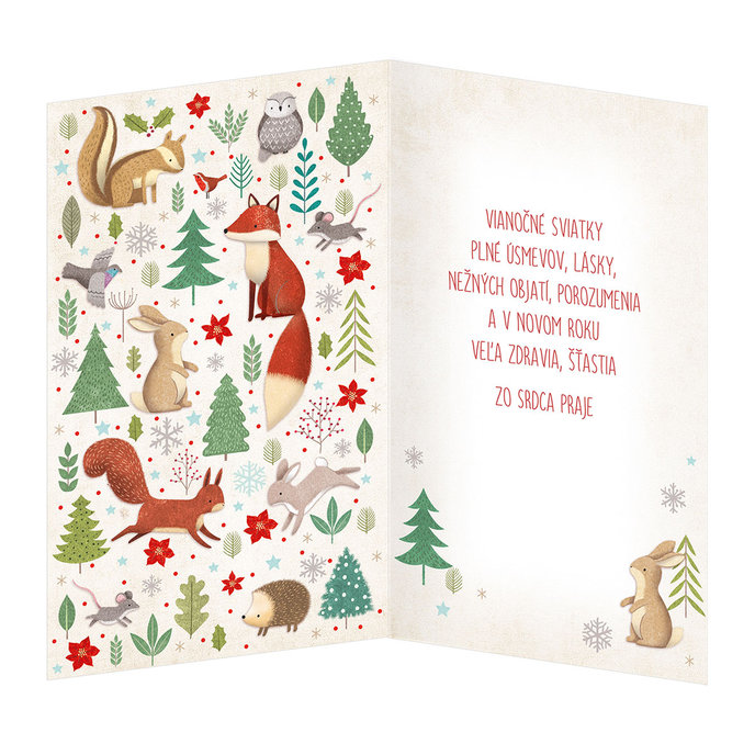 11-6443 Blahoprajná karta vianočná SK