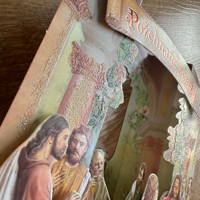 72-600 Easter greeting card 3D SK