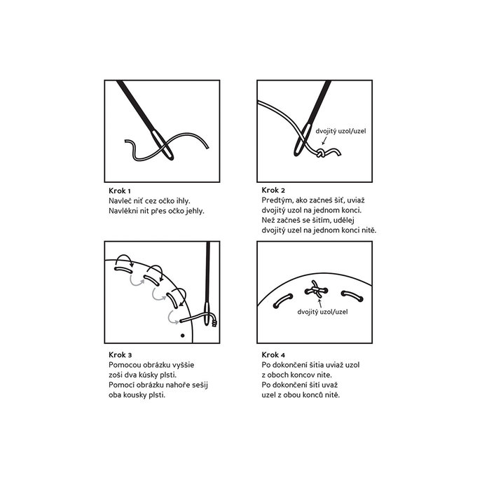 1920-0004 Kreatívna sada - šijeme na Vianoce