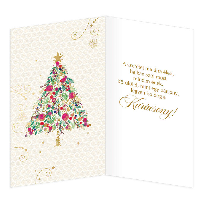 11-6487 Christmas greeting card HU