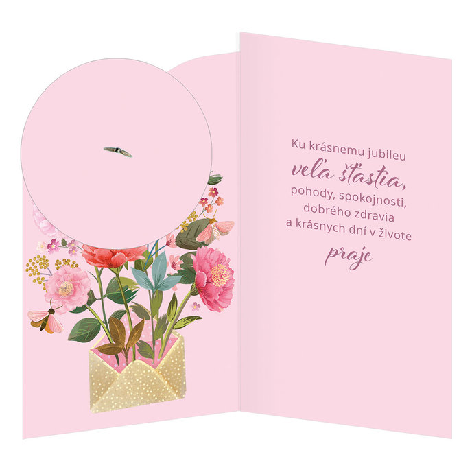 15-6462 Blahoprajná karta gratulačná - otočník SK