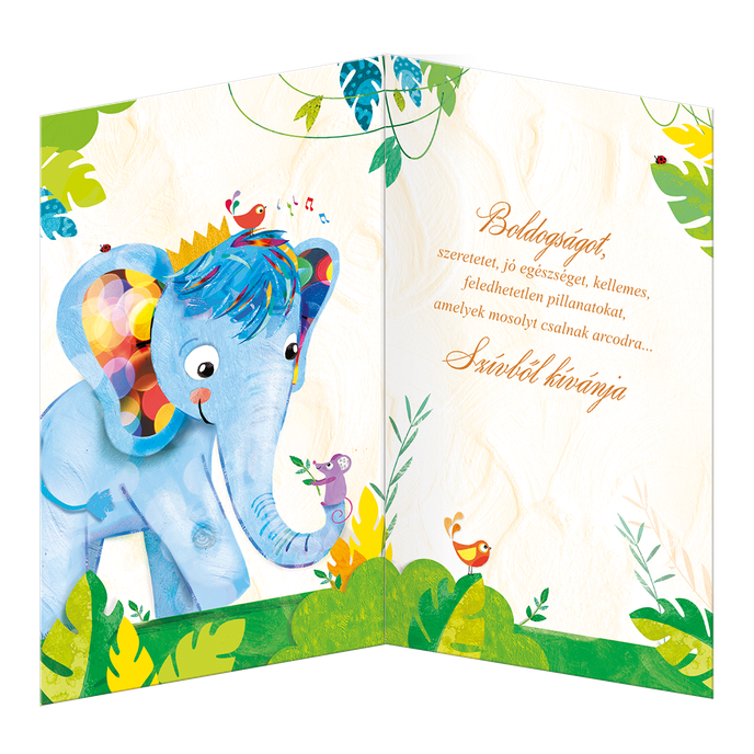 17-6038 Blahoprajná karta detská  HU