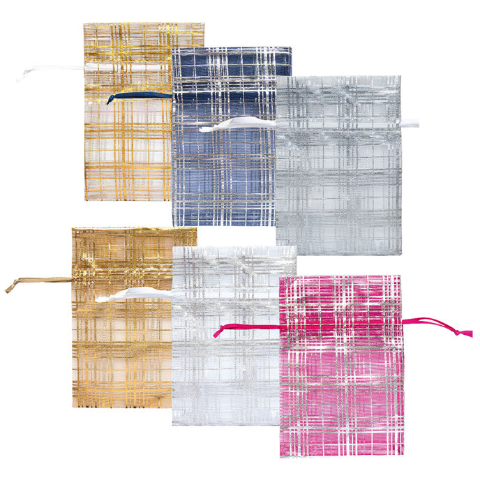 2007-0017 Organza bag with engraving 10x14,5cm