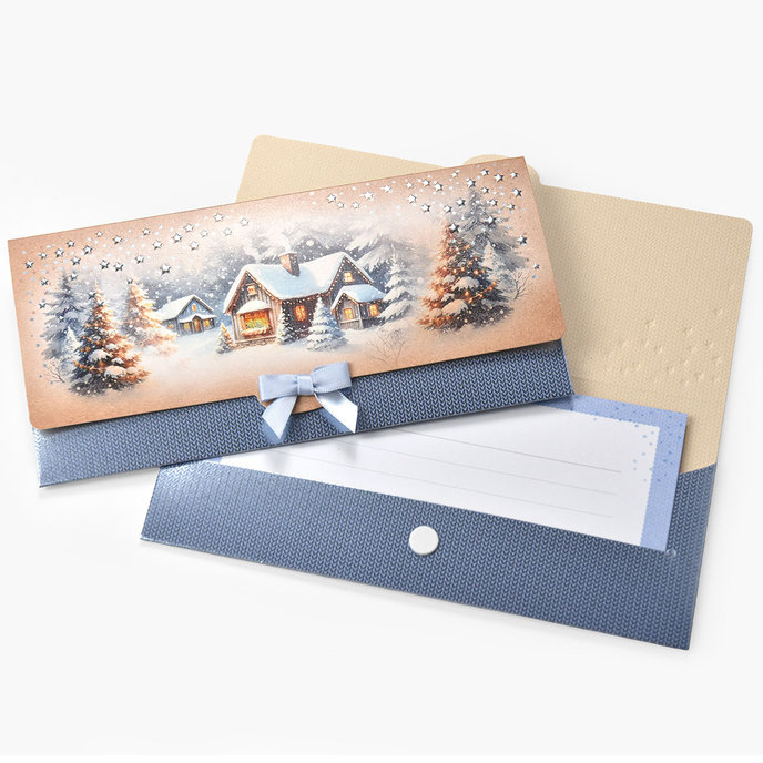 81-6057 Obálka s kartičkou, vianočná