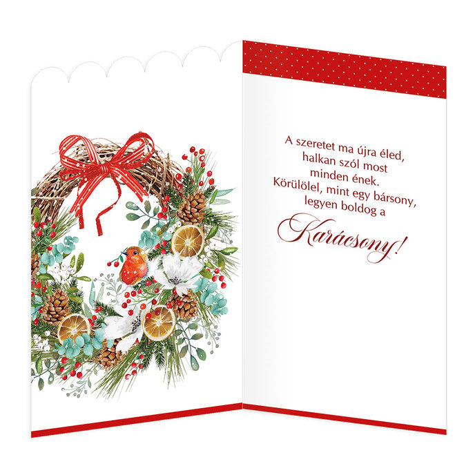 11-6517 Christmas greeting card HU