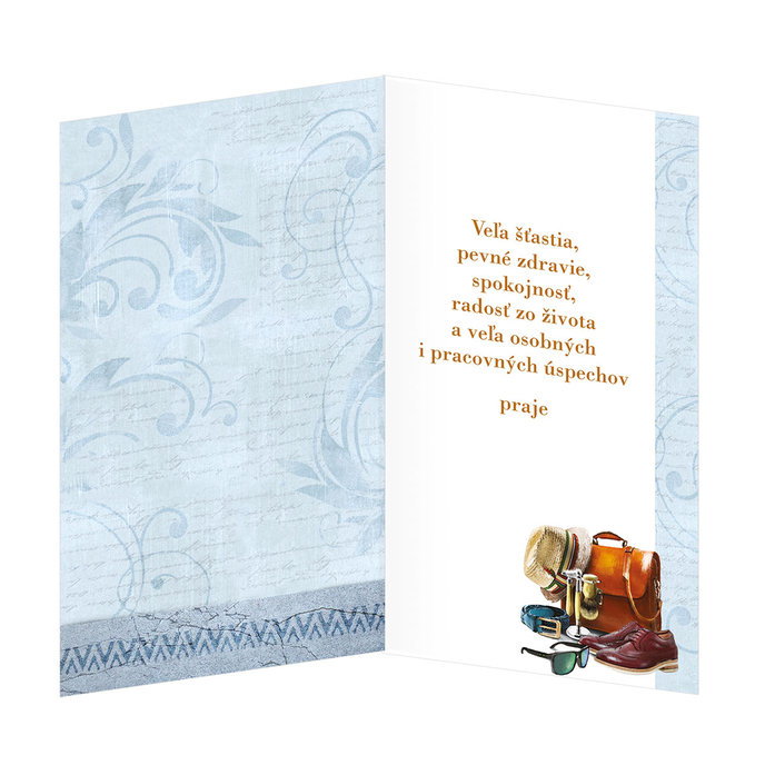 15-6498 Blahoprajná karta gratulačná otočník SK