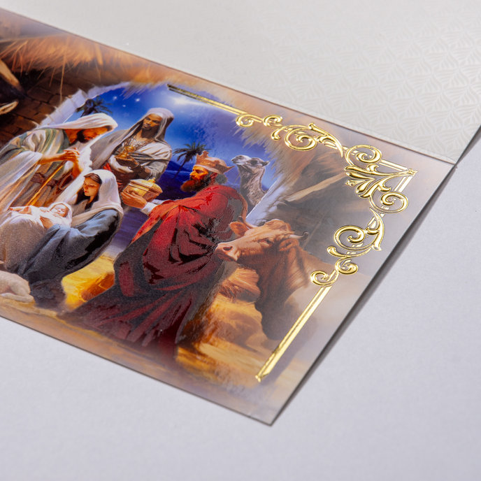 11-6532 Christmas greeting card SK